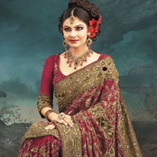 Kasavukendra+Bridal Saree